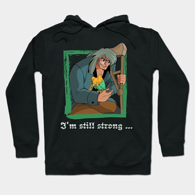 Takarajima I'm still strong Hoodie by Aoianime